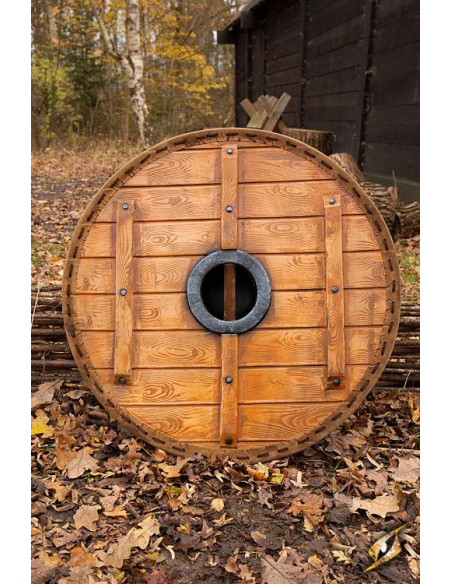 Escudo vikingo Thegn Blanco/Madera... Escudo vikingo Thegn Blanco/Madera...