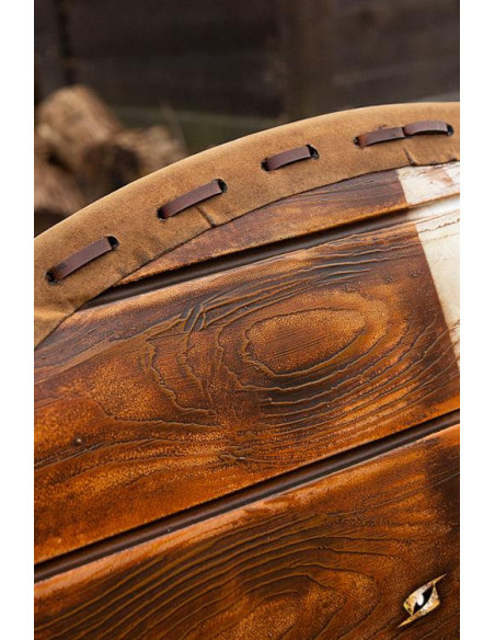 Vikingschild Thegn Wit/Hout voor...