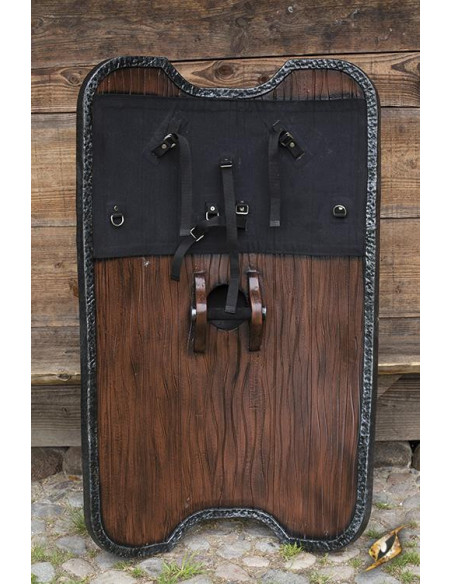 Titan Roman Shield i latex, 130x85 cm.