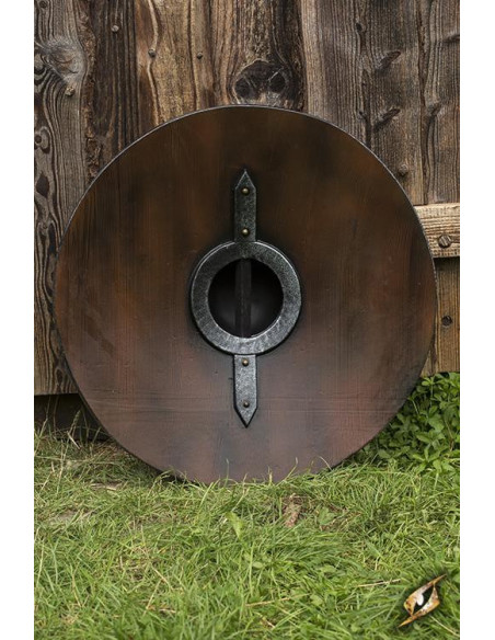 Viking-saksisk skjold til LARP, ø 69 cm.