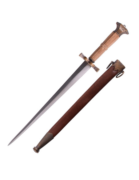 Tysk Quillon-dolk med skede, 1500-tallet