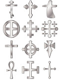 Tatuaje temporal con 12 cruces medievales (parte 1)