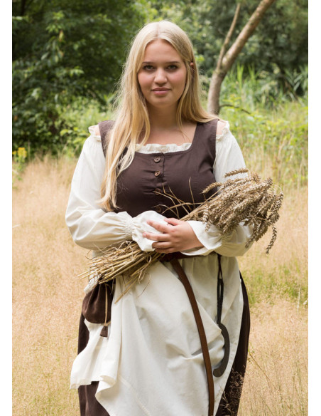 Vestido medieval campesina Lene...