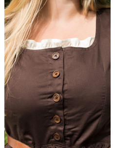 Mittelalterliches Bauernkleid Lene aus Baumwolle... 2