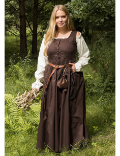Mittelalterliches Bauernkleid Lene aus Baumwolle...