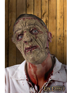 Máscara rostro humano muerto, piel clara