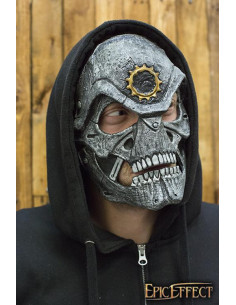 Menneskekraniemaske, imiteret stål
