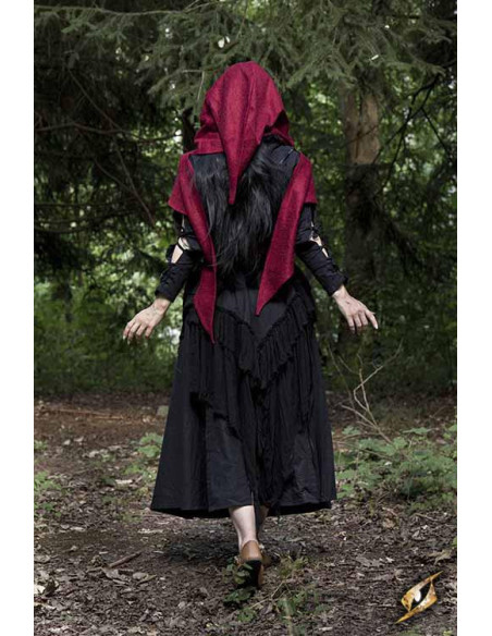 Capucha Altair en color rojo oscuro