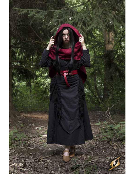 Capucha Altair en color rojo oscuro