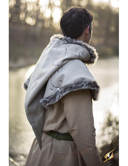 Capucha medieval cordones