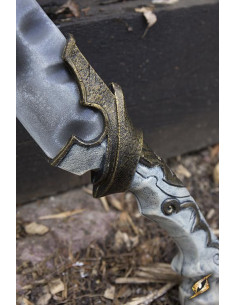 Espada Cimitarra de Hueso en látex para LARP, 85 cm. 2