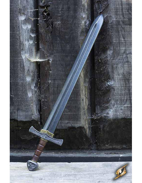 Crusaders Sword i latex til LARP, 85 cm.