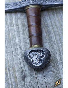 Crusaders Sword i latex til LARP, 85 cm. 2