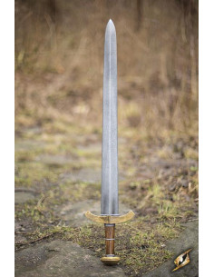 Middeleeuws schildknaapzwaard in latex voor LARP, 85 cm.