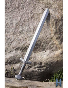 Espada medieval siglo XIII en látex para LARP, 75 cm.
