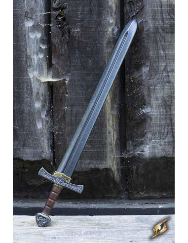 Mittelalterliches Schwert der Kreuzritter aus Latex für LARP, 70 cm.