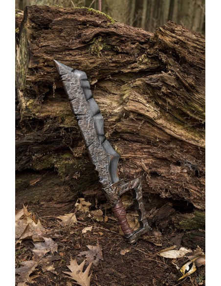 Latex Orc Blade Sword til LARP, 60 cm.