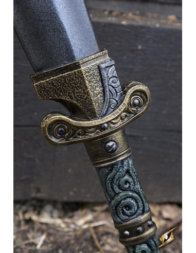 Espada Dao China en látex para LARP, 100 cm.