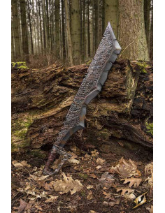 Espada larga de Orco en látex para LARP, 100 cm.