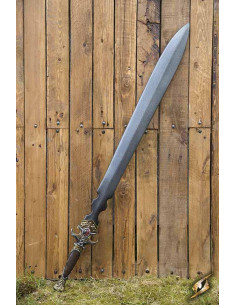 Koninklijk elfenzwaard in latex voor LARP, 100 cm.