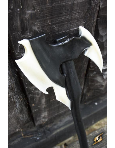 Axt der Dunkelelfen in Latex für LARP, 70 cm.