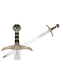 Robin Hood Schwert in Gold und Silber
