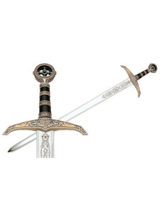 Espada de Robin Hood en Oro y Plata