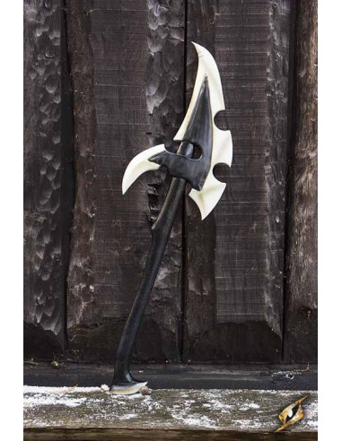 Bijl van de Dark Elves in latex voor LARP, 100 cm.