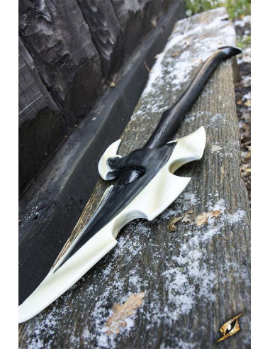 Bijl van de Dark Elves in latex voor LARP, 100 cm.