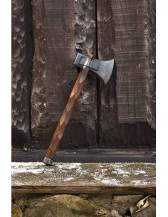 Hacha de mano en látex para LARP, 55 cm.