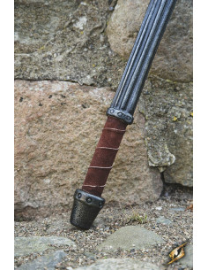Hacha-martillo medieval en látex para LARP, 85 cm. 2