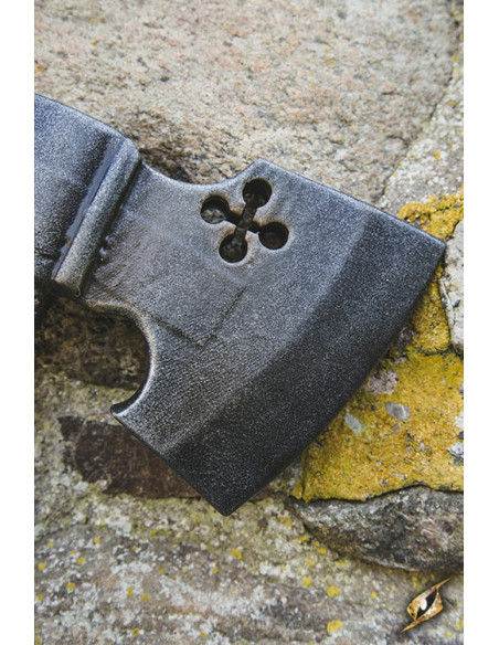 Middeleeuwse latex hamerbijl voor...