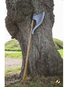 Hacha larga de Elfo en látex para LARP, 150 cm.