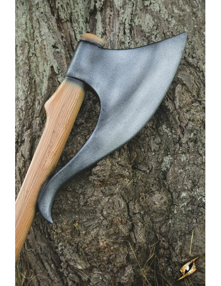 Elfen-Kurzaxt aus Latex für LARP, 70 cm.