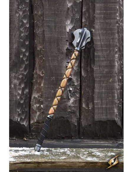 Skull crusher mace til LARP, 108 cm.
