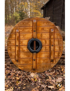 Escudo Sleipnir Iarla en látex para LARP, 80 cm. 2