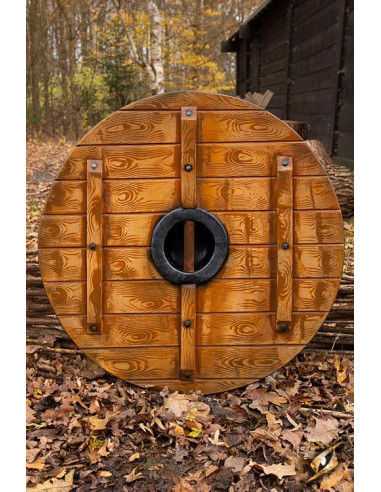 Escudo Sleipnir Iarla en látex para LARP, 80 cm.