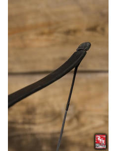 Arco medieval  negro. Cuerda 88 cm. 2