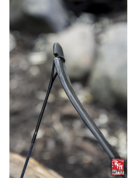 Schwarzer mittelalterlicher Bogen....