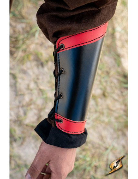 Warrior armbanden in zwart-rood,...