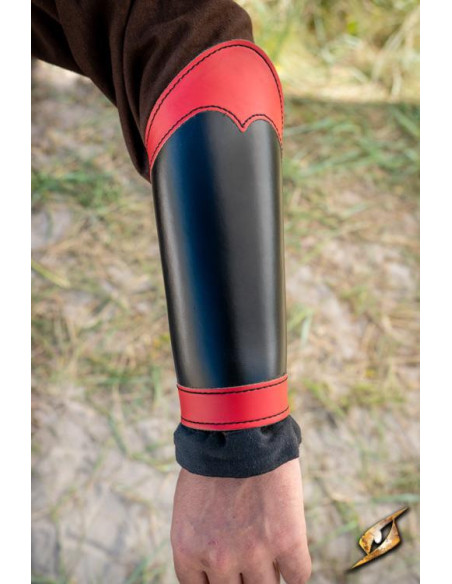 Warrior armbanden in zwart-rood,...