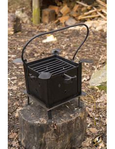 Kratikel, Grill oder römisches Kohlenbecken, 30x30 cm.