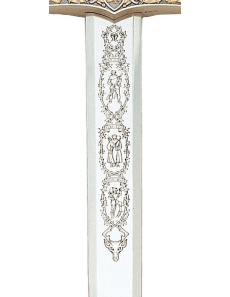 Robin Hood Sword i guld og sølv