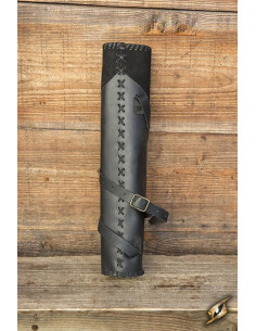 Simple Hunter's Quiver voor LARP, zwarte kleur 2