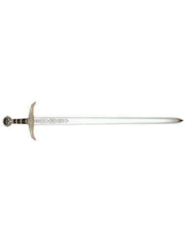 Robin Hood Schwert in Gold und Silber
