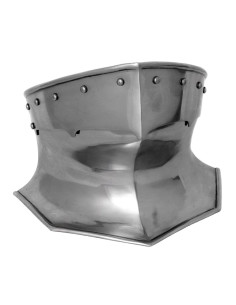 Middeleeuwse stalen pantser nekbeschermer, 1,6 mm.