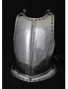 Coraza medieval o arnés en acero con grabados, 1,2 mm.