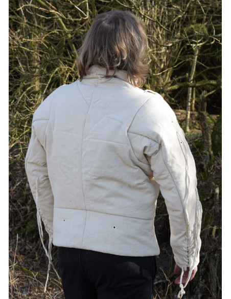 Chaqueta de armar medieval acolchada