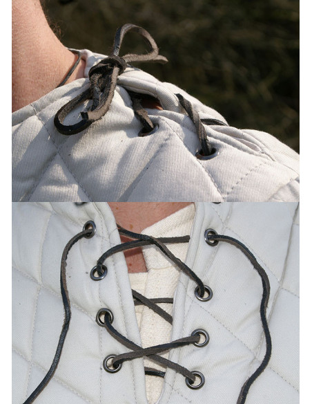 Gambesón largo medieval rombos, color...