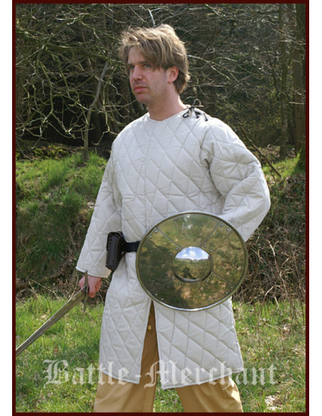 Gambesón largo medieval rombos, color...